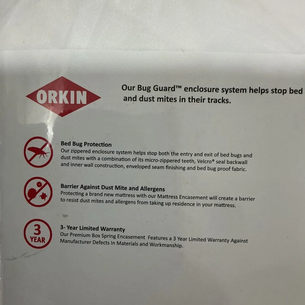 Premium  ORKIN BOX spring en casement bed bud protection